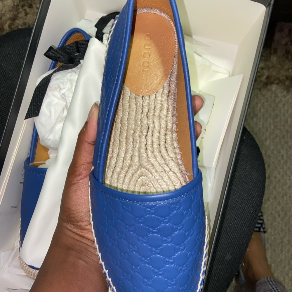 Gucci Leather Espadrille